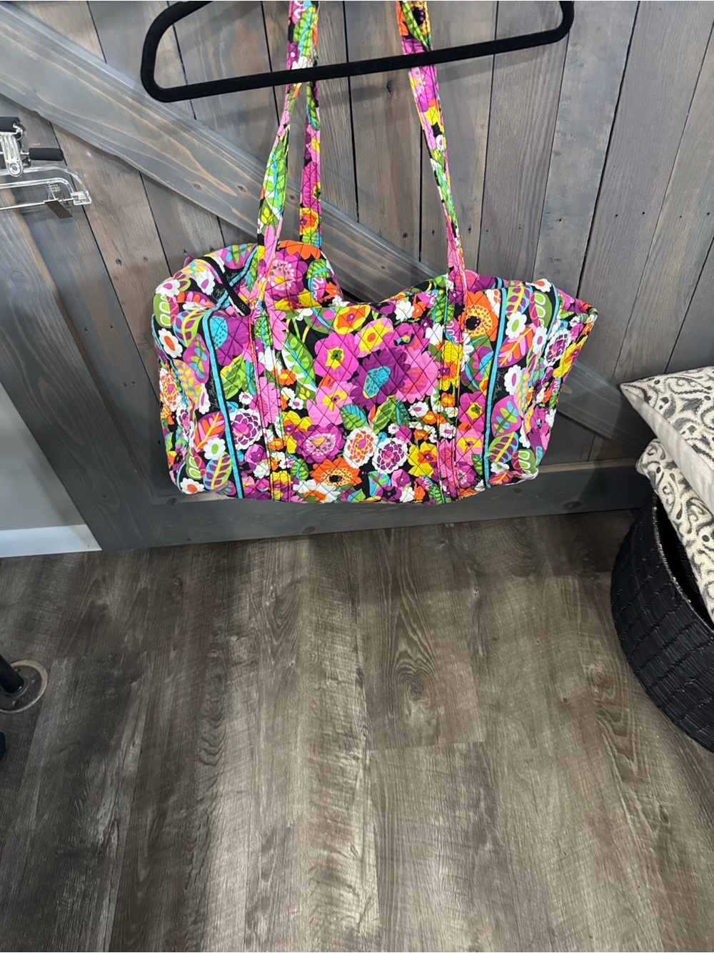 Vera Bradley Quilted VaVa Bloom Duffel